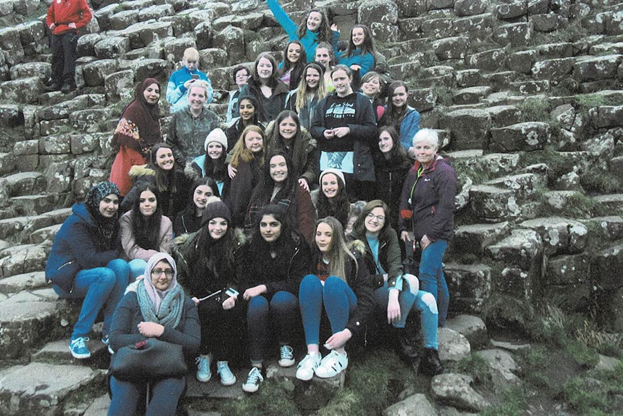 March 2017 Giants Causeway Corrymeela Team 